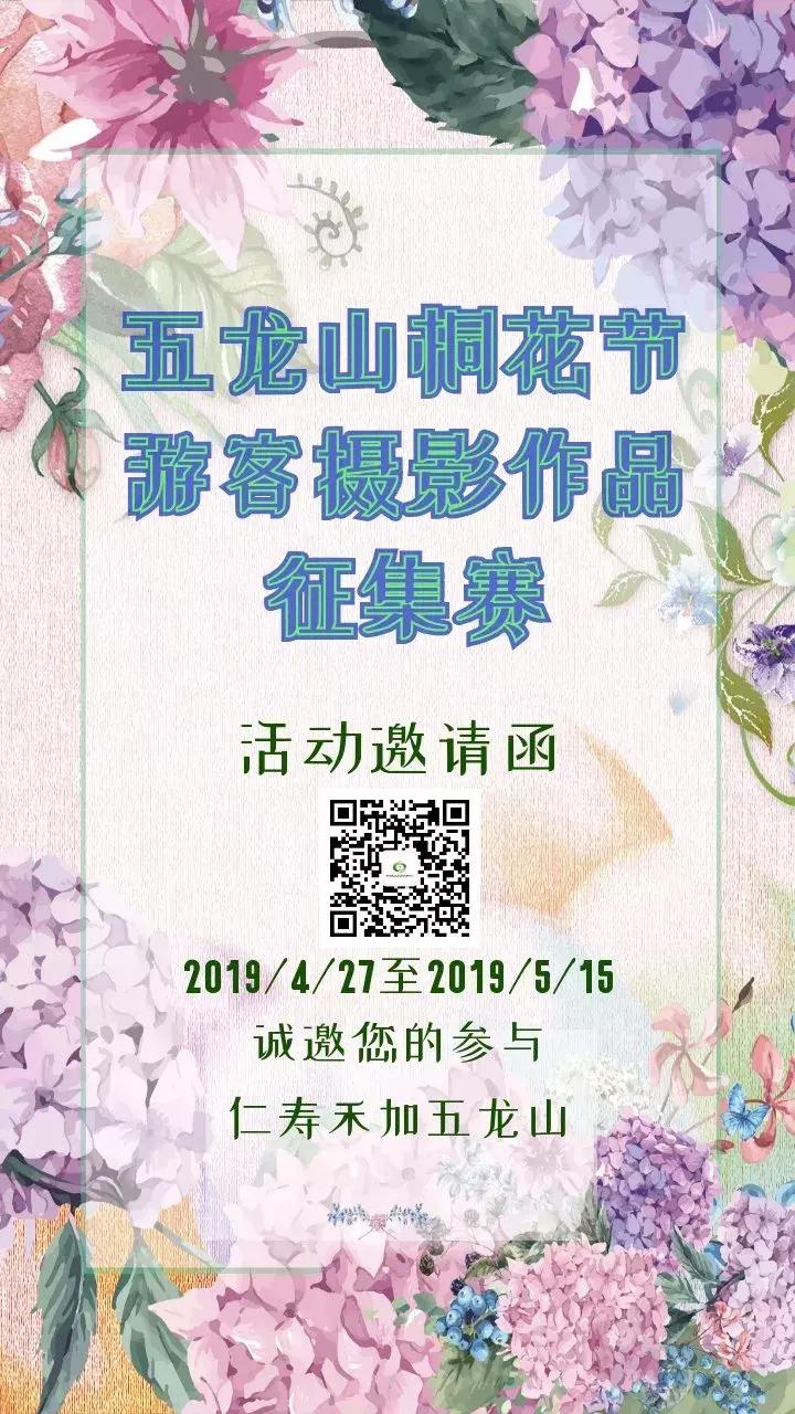 再过2天！仁寿森林音乐节来了，桐子花开满山头，粉白若雪！