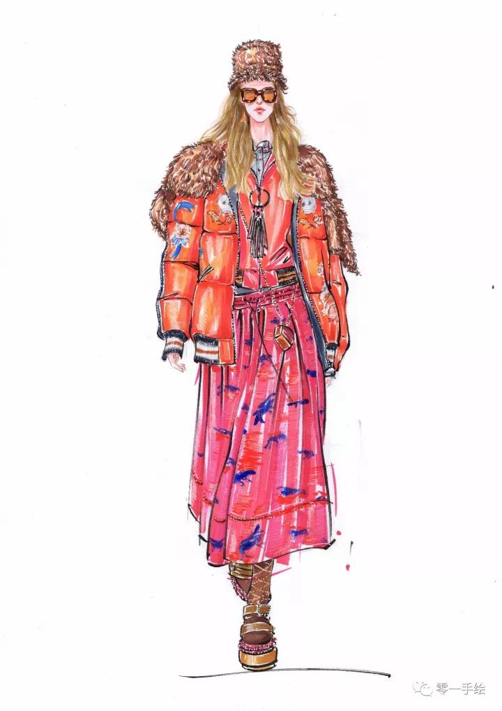 教你画衣服设计图,设计衣服手绘画简单教程整套
