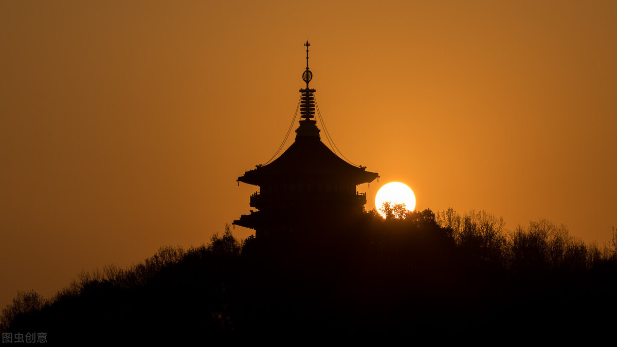 杭州雷峰塔图片大全,杭州雷峰塔新旧对比