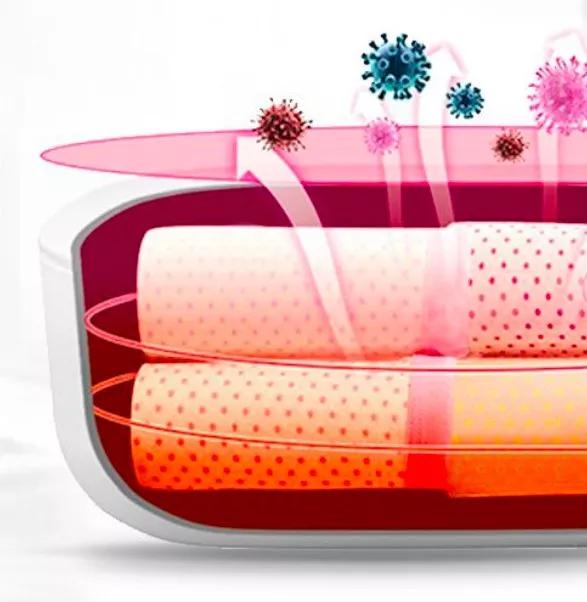 能杀菌、祛味、烘干衣物的便携干衣盒，三种模式呵护*处私**健康