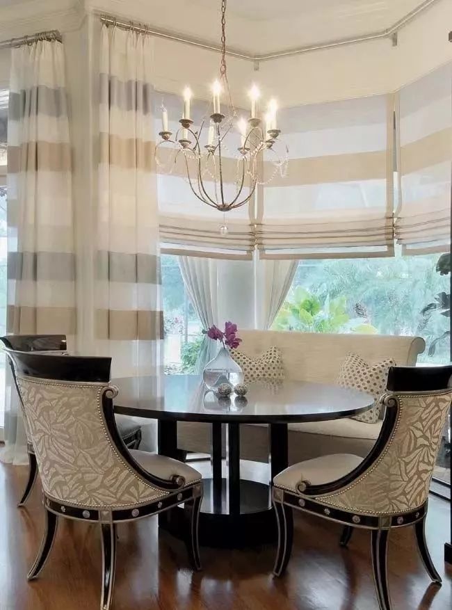 别墅客厅窗帘最新款式效果图,2020别墅窗帘