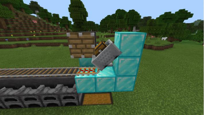 我的世界高效率全自动红石熔炉,我的世界红石科技高效熔炉