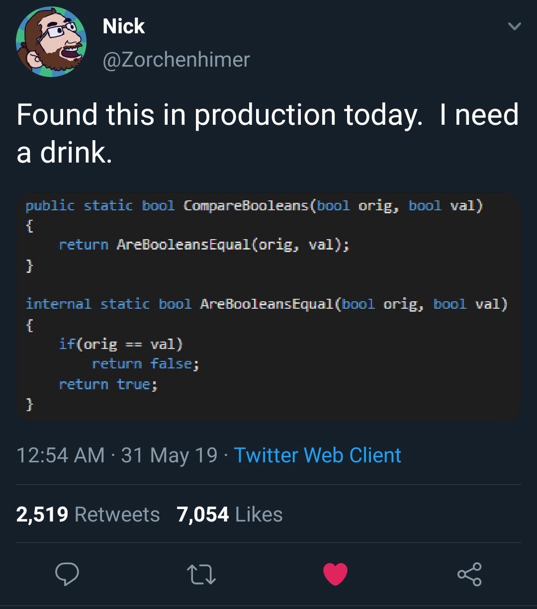 你见过最奇葩的代码,史上最烂代码