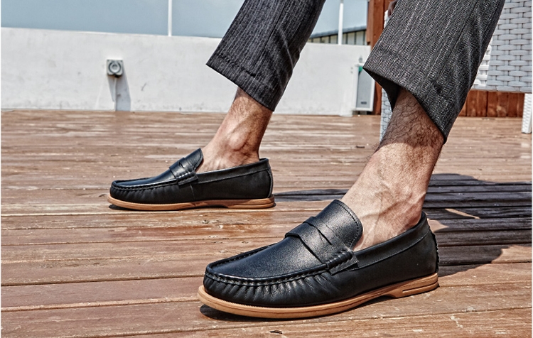 收起你的帆布鞋吧,英伦风乐福鞋痞帅穿搭