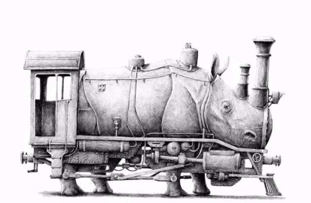 素描创意风景,创意性素描图片100张