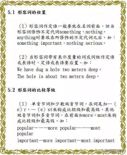 英语老师熬夜整理,熬夜整理初中7-9年级英语语法大全