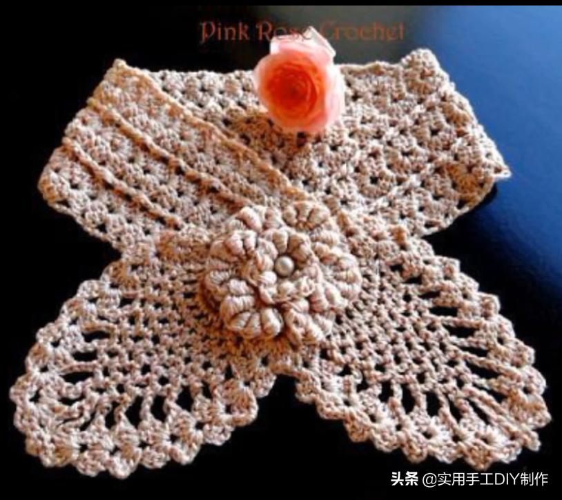 新款针织秋冬宽松披肩怎么织,针织中长款披肩