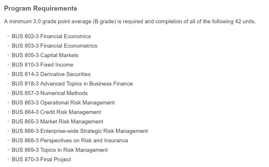 加拿大金融学课程设置,加拿大商科金融方向排名