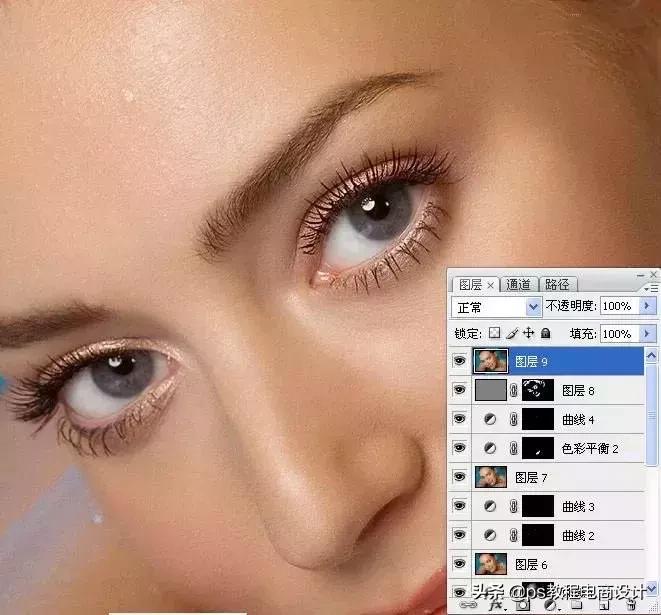 ps教程人像修图之高低频磨皮,ps教程人像修图教程