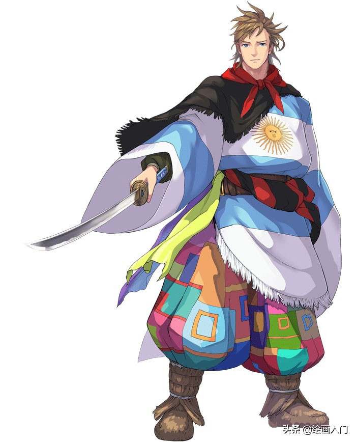 30张炫酷动漫形象，每个形象代表一个国家，你认为怎么样？