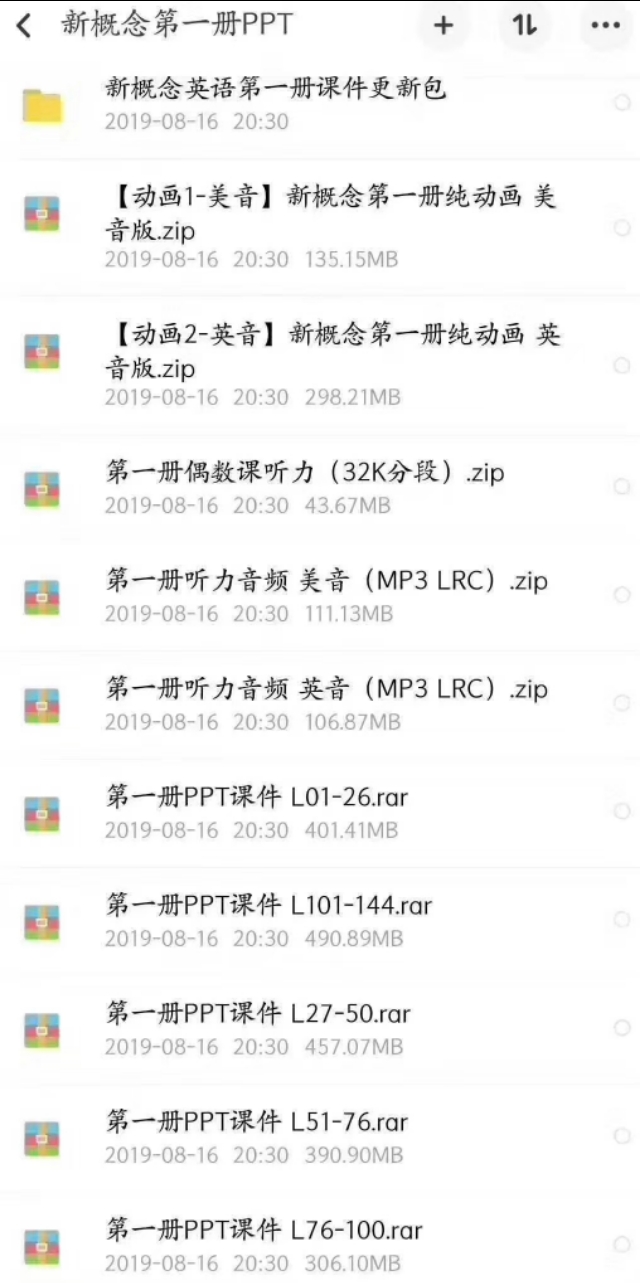 培训机构资料：新概念英语ppt教案导学案课件