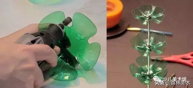 塑料瓶变废为宝手工制作垃圾桶,洗衣液塑料瓶手工制作大全创意