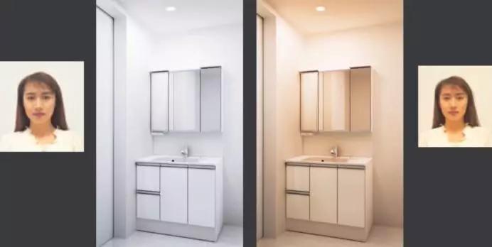 过道洗脸台灯光设计,卫生间洗手台灯光