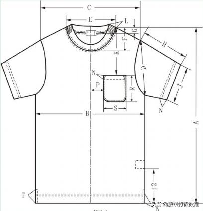 罗纹t恤翻领做法,t恤罗纹领口尺寸
