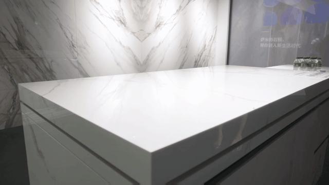 萨米特瓷砖展厅装修,萨米特连纹瓷砖