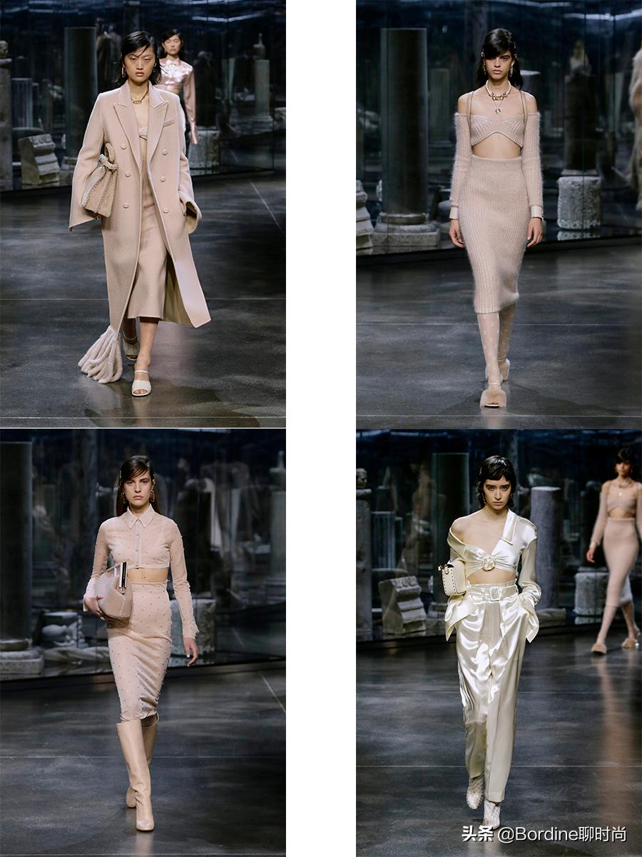 Fendi2021秋冬，芬迪，传承的优雅，简单轮廓中更为潮流时尚