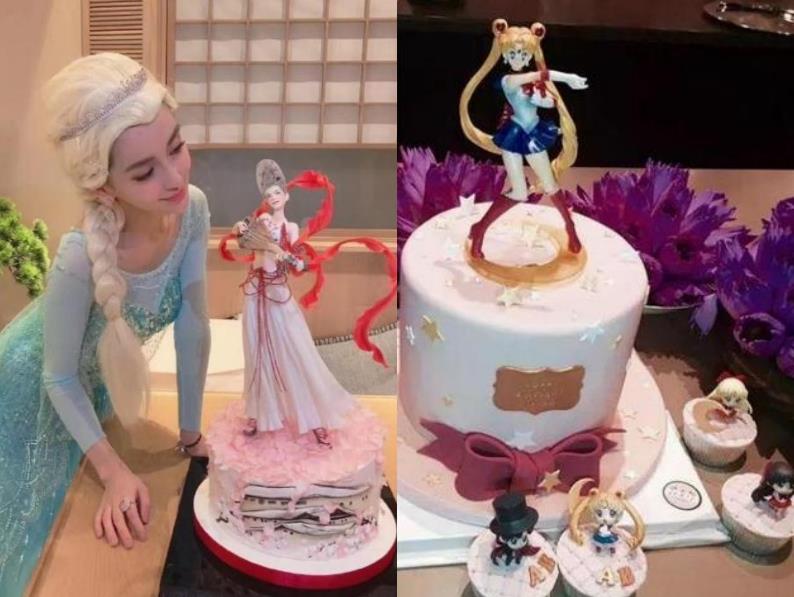 有关明星的蛋糕,明星图案的蛋糕