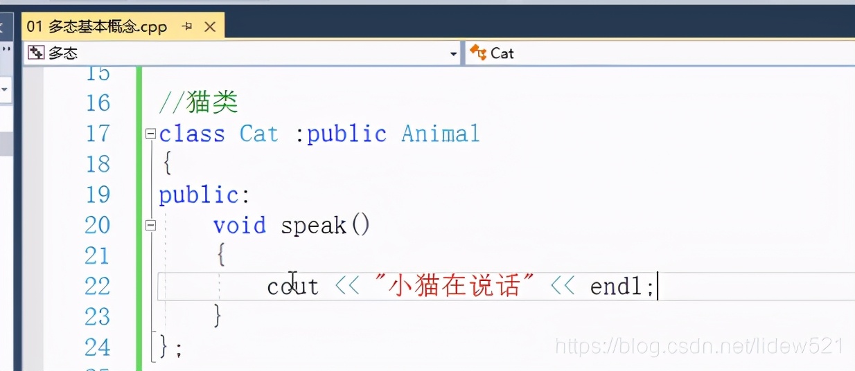 c++中的多态讲解,c++中多态的定义