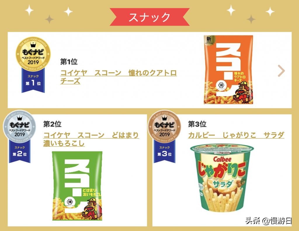 2019日本零食排名,日本人最喜欢的中国食物零食