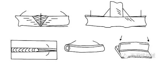 焊缝探伤的标准图片,焊接缺陷探伤