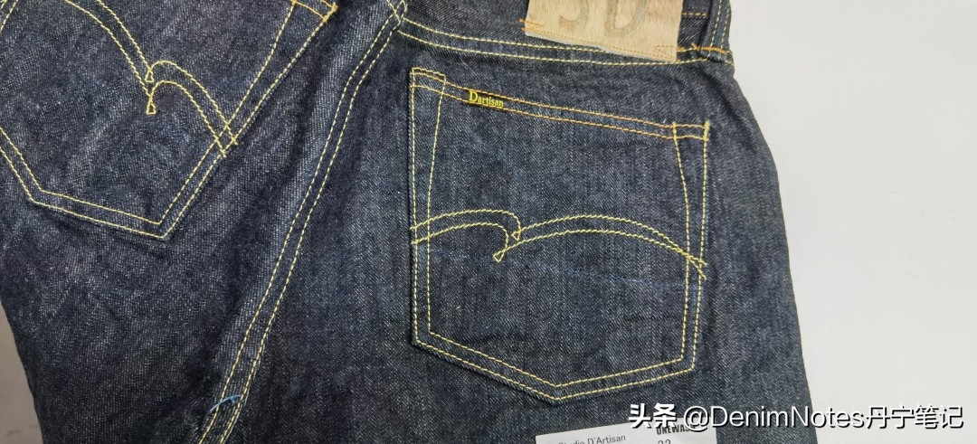 首个推出复刻牛仔的日本品牌StudioDArtisan，罕见左斜纹牛仔裤