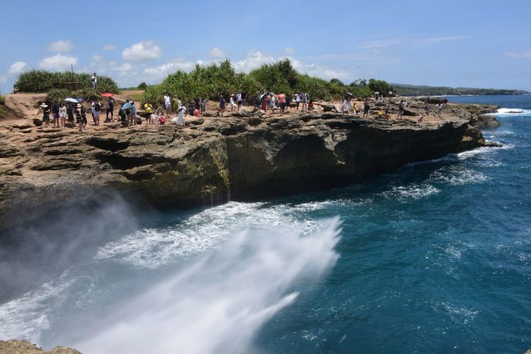 巴厘区蓝梦岛,蓝梦岛的海水超级美