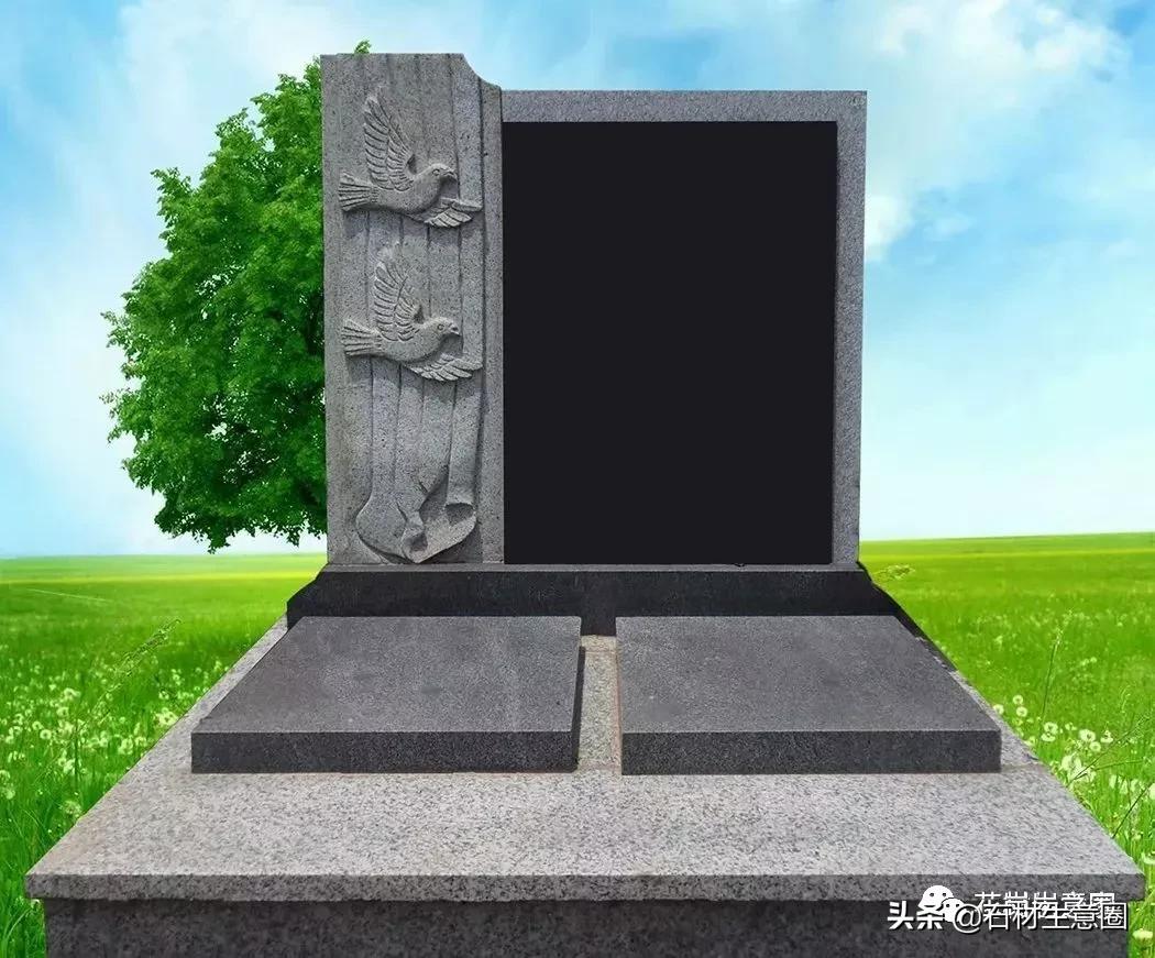 墓碑石材产地及价格,100种墓碑图片