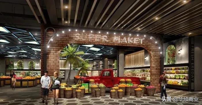 便利店超市装修效果图,小区车库超市装修效果图