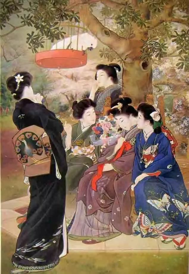 日本画中国画值钱么,日本绘画宋朝绘画影响