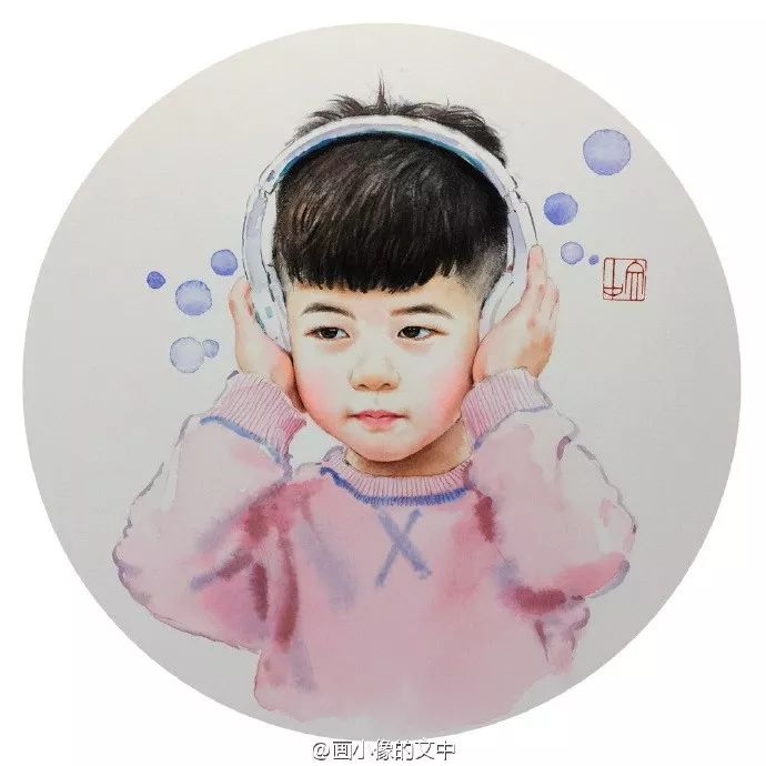 比起打印画,美院毕业的他,笔下这种彩铅水彩画才好看哭了~