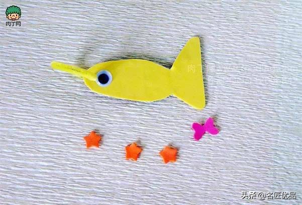 手工做小钓鱼竿玩具,怎么做钓鱼小玩具