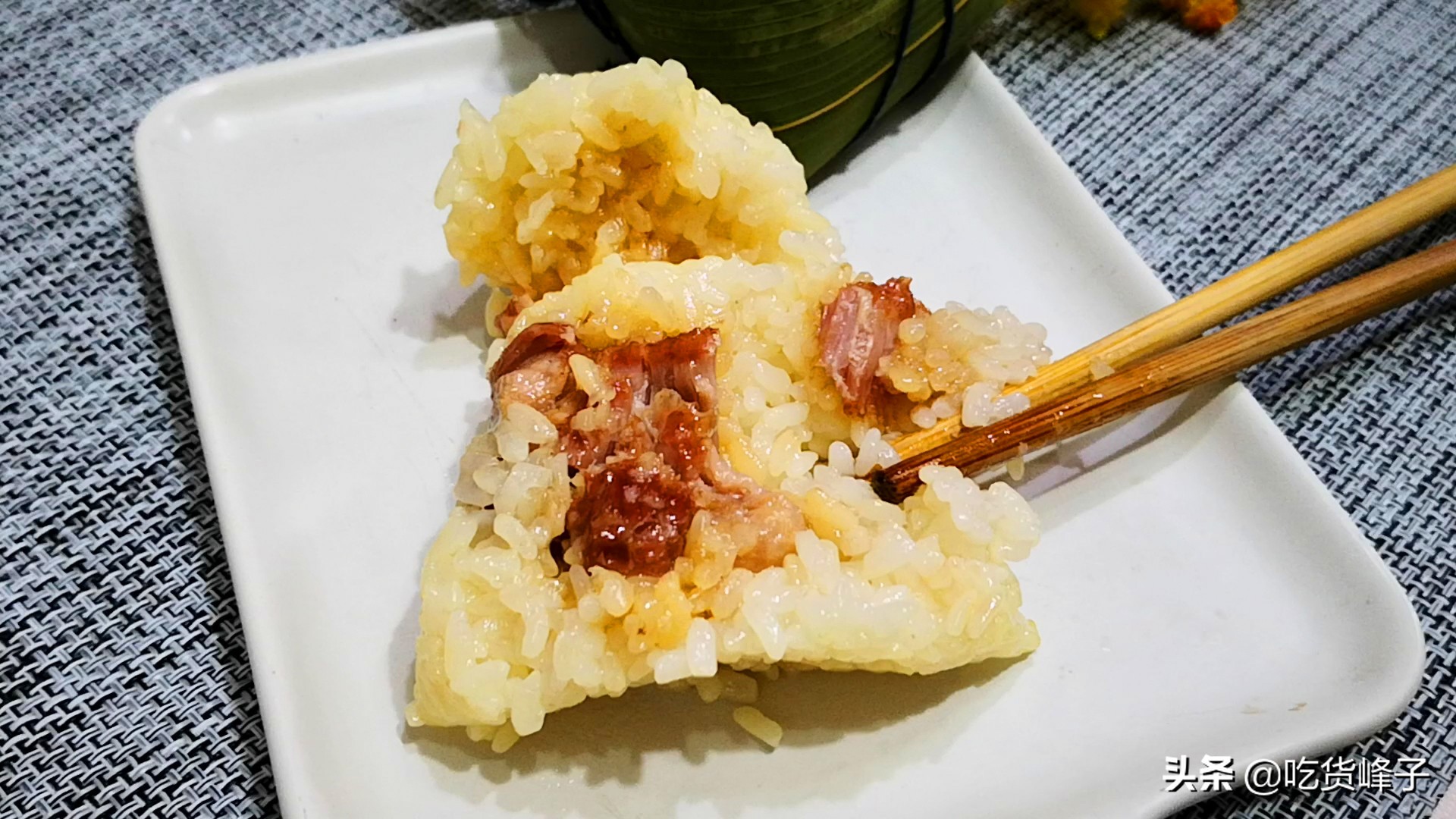 爱吃肉粽子不用买，教你在家做，从包到煮详细讲解，比买的更好吃