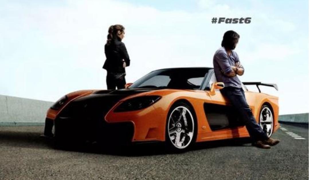 速度与激情rx7雨宫套件,马自达rx-7飙车场面