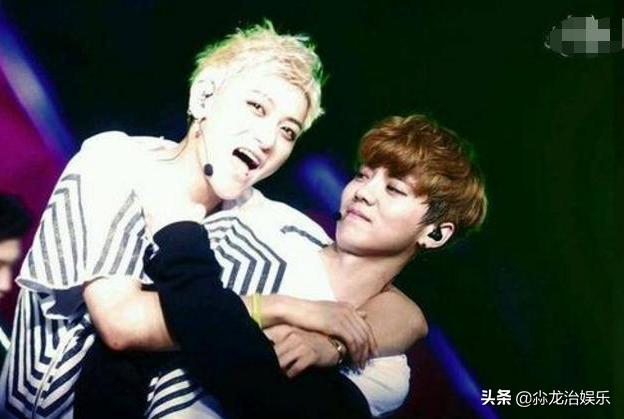 鹿晗和黄子韬的友谊,鹿晗见到黄子韬的样子