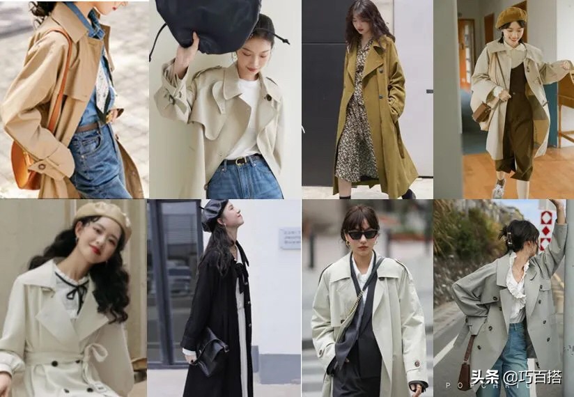 风衣是永不过时的时尚,选择一件适合自己的风衣