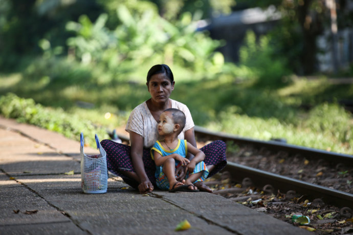 一座美丽的城市缅甸仰光,80年代的缅甸仰光城市