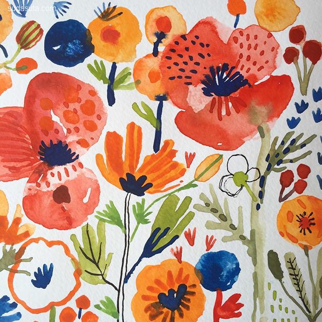 插画师carolyngavin绘画作品,carolyn插画