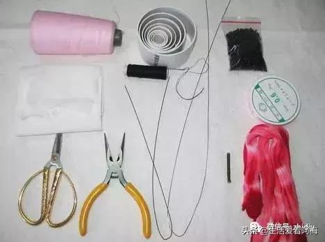 丝袜缠花做法,手工缠丝花朵制作方法