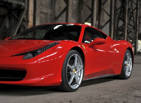 红色法拉利458图片,法拉利458红色款