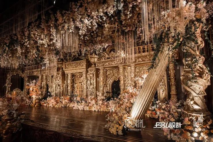 莫奈宫廷风婚礼,神秘梦幻的法式莫奈花园婚礼