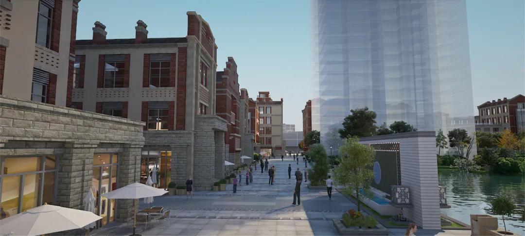 大卫新作｜石河子市1950商业街区,原1号小区概念规划