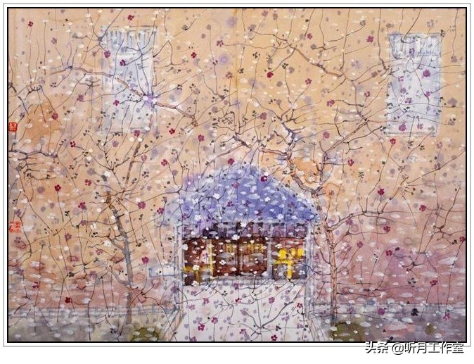 卢禹舜中国画欣赏,卢禹舜先生山水画创作