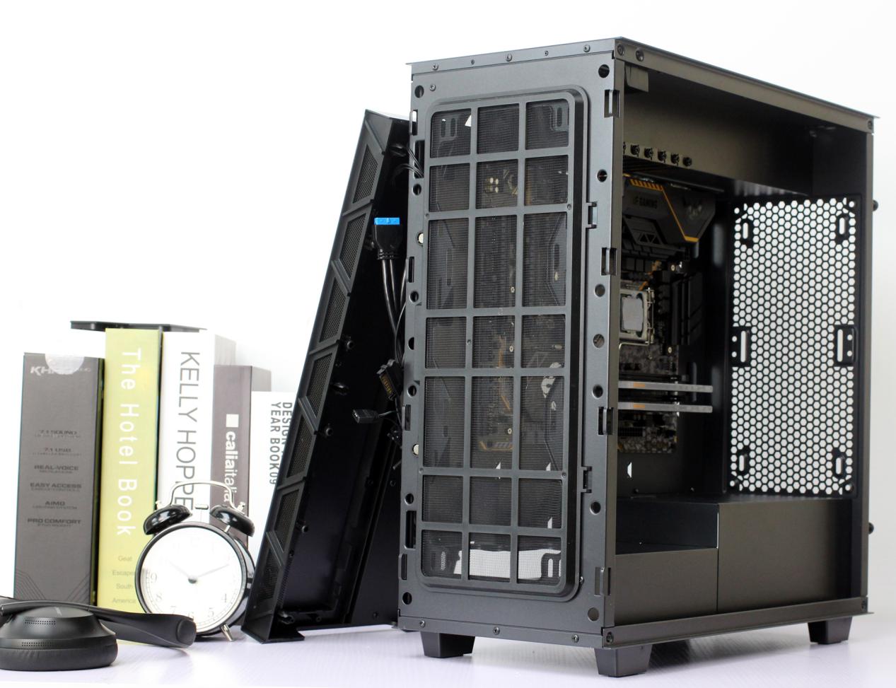 显卡竖装散热最好的机箱,主板和显卡竖装的机箱