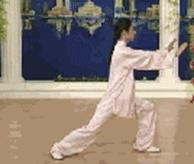 24式太极拳背向带口令慢动作教学,邱慧芳24式太极拳教学视频完整版