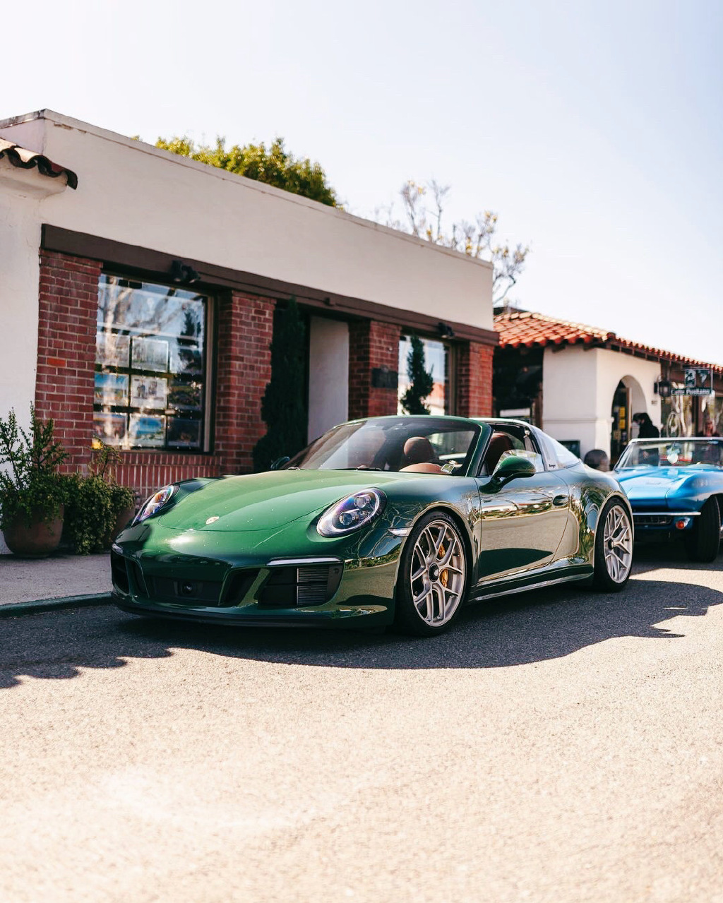 保时捷911敞篷版targa颜色冰川蓝,保时捷911targagts