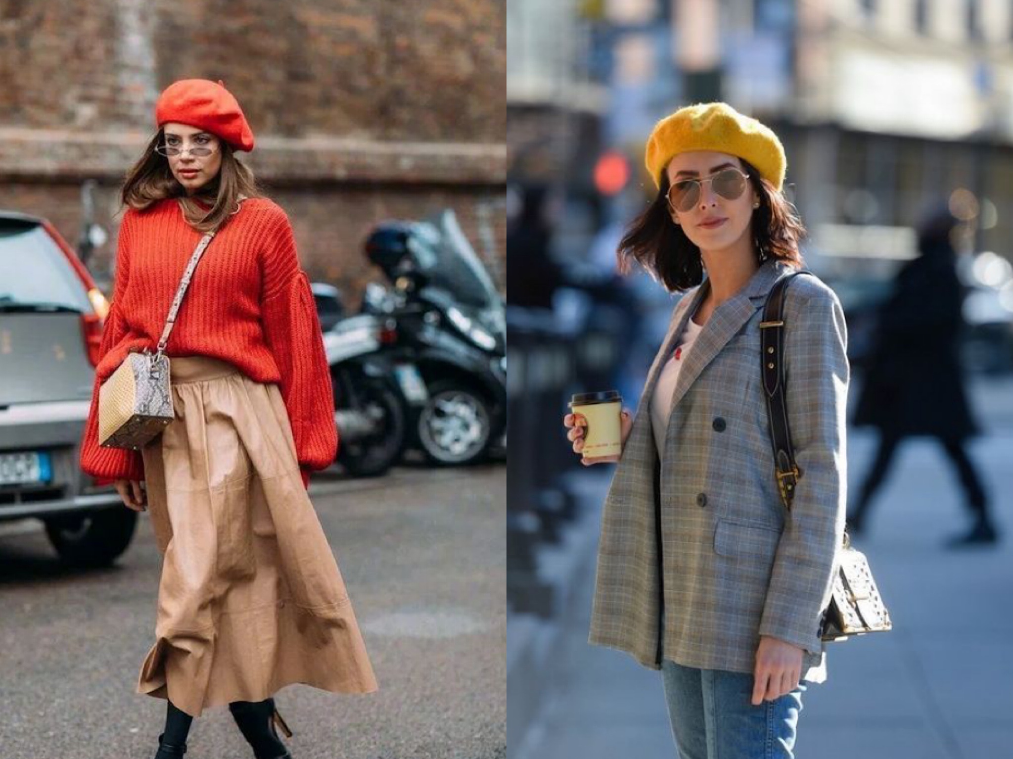 国字脸脸颊凹陷适合戴贝雷帽吗,哪种脸戴贝雷帽好看