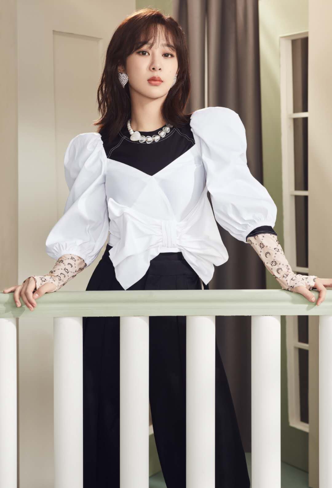 复古巴洛克衬衫穿搭,巴洛克风衬衫穿搭