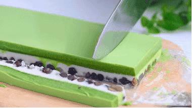 手作抹茶小方,甜品教程网红抹茶