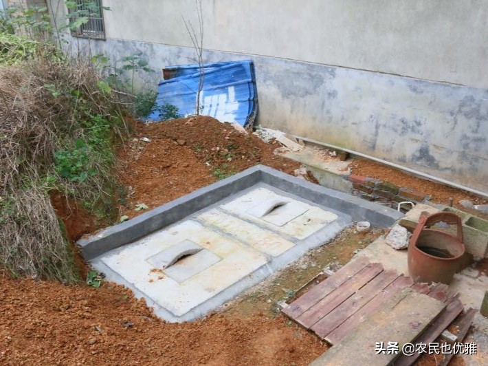 三格式化粪池标准尺寸与施工方法,一砖砌三格化粪池图解