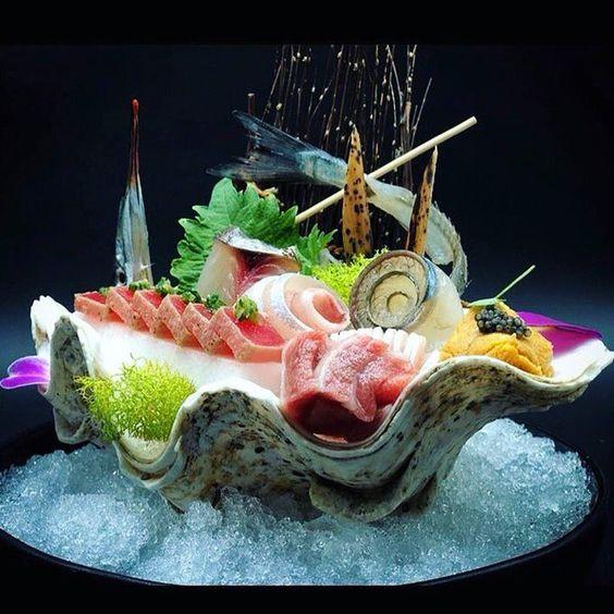 日本生鱼片国菜,日韩料理生鱼片